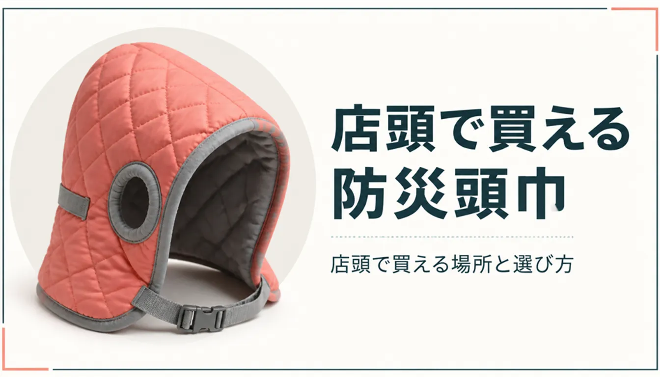 あごひも付きの子ども用防災頭巾