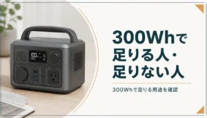 取っ手付きの小型ポータブル電源