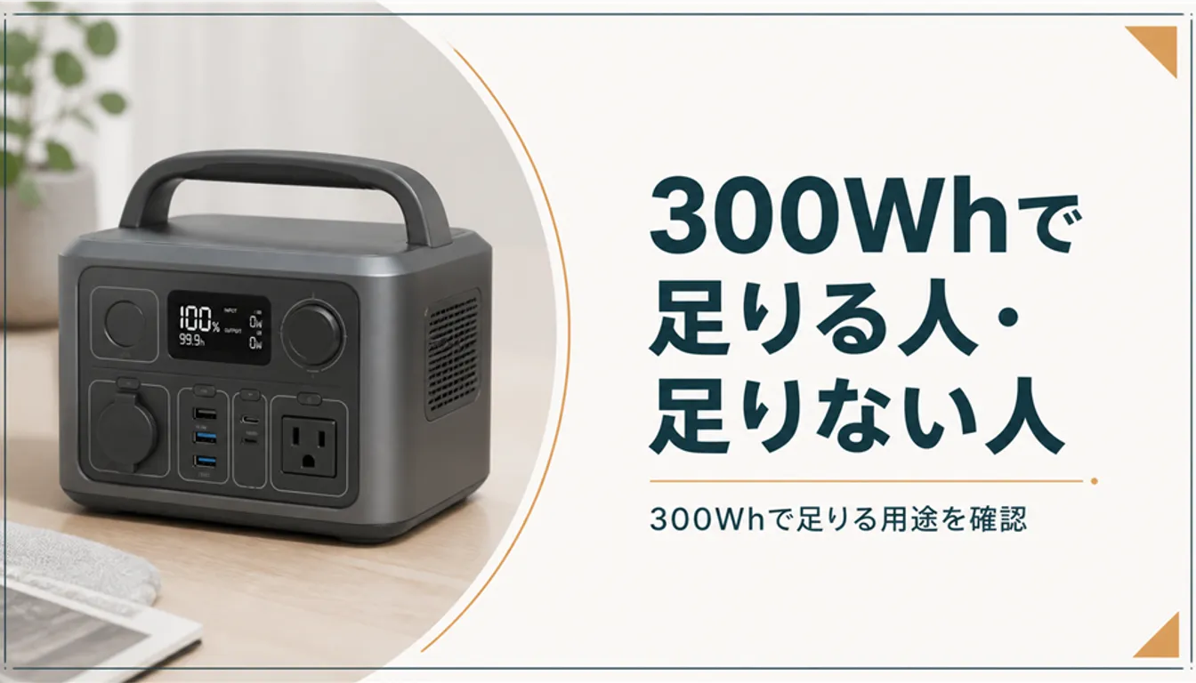 取っ手付きの小型ポータブル電源