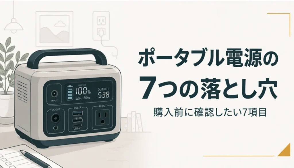 液晶表示と持ち手のついた家庭用ポータブル電源